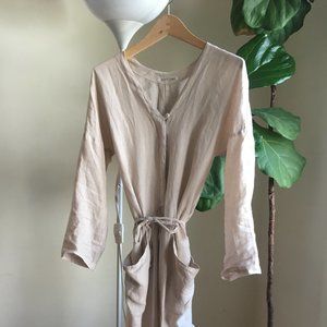 Black Crane Painter Jumpsuit